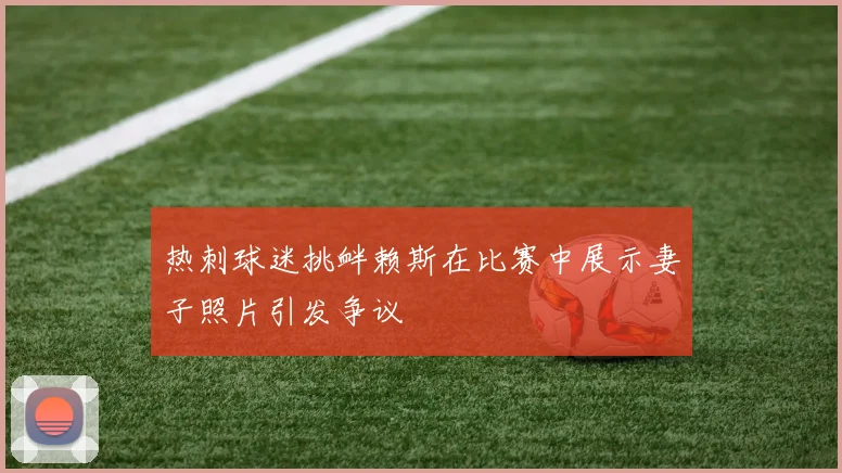 热刺球迷挑衅赖斯在比赛中展示妻子照片引发争议